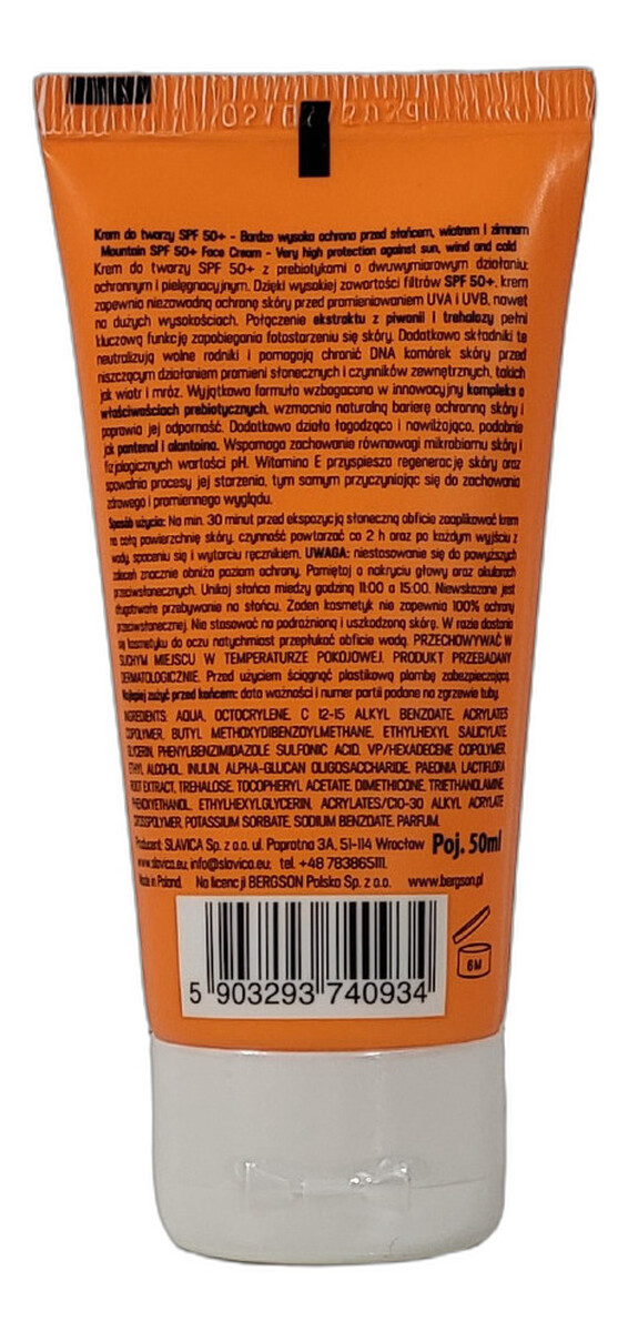 Krem Ochronny SPF 50+