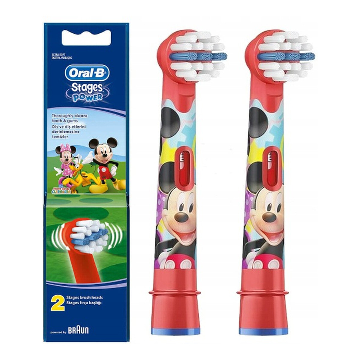 Oral-B Stages Power Kids Końcówki Do Szczoteczki Elektrycznej