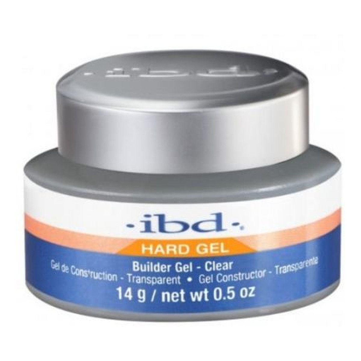 IBD Hard Gel Żel budujący bezbarwny LED/UV Builder Gel - Clear 14g