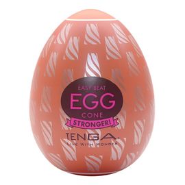 Easy beat egg cone stronger jednorazowy masturbator w kształcie jajka