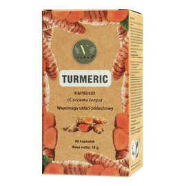 Vanan turmeric suplement diety wspomagający pracę serca, skórę i odporności kapsułki 60 szt.
