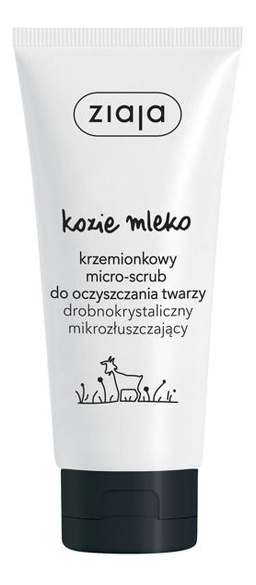 Mleko krzemionkowy micro-scrub do oczyszczania twarzy