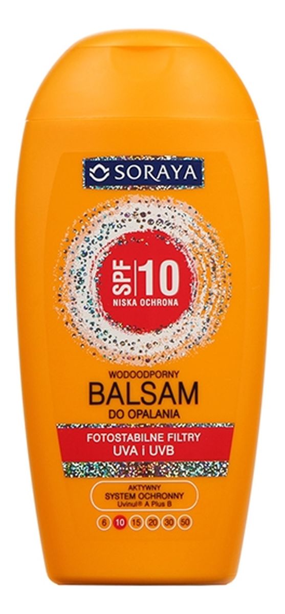 Wodoodporny Balsam Do Opalania SPF10