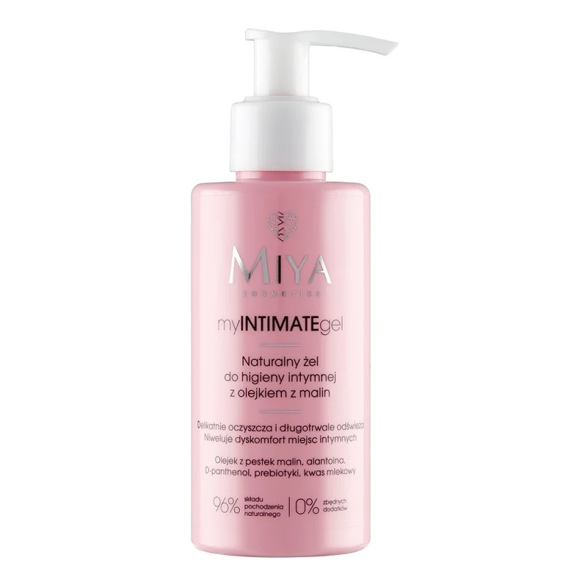 Miya Cosmetics MyINTIMATEgel naturalny Żel do higieny intymnej z olejkiem z malin 140ml