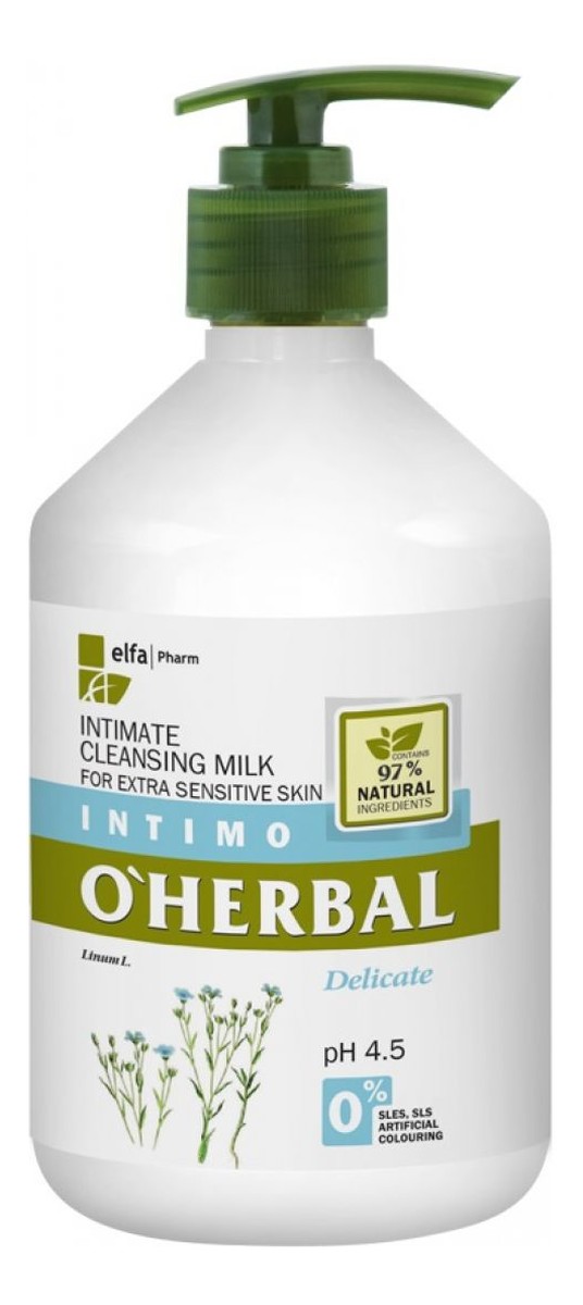 Płyn do higieny intymnej z ekstraktem siemienia lnianego
