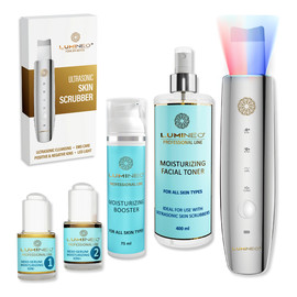 Zestaw nawilżający lumineo (tonik, 2 x serum, krem)