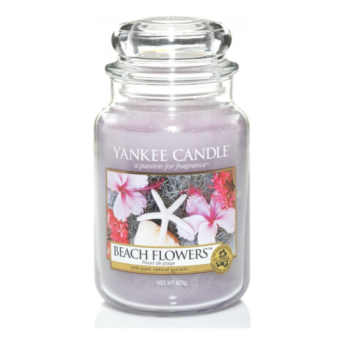 Yankee Candle Large Jar duża świeczka zapachowa Beach Flowers 623g