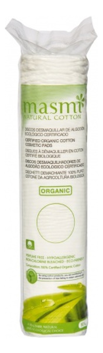 Płatki kosmetyczne - 100% organicznej bawełny 80 szt.