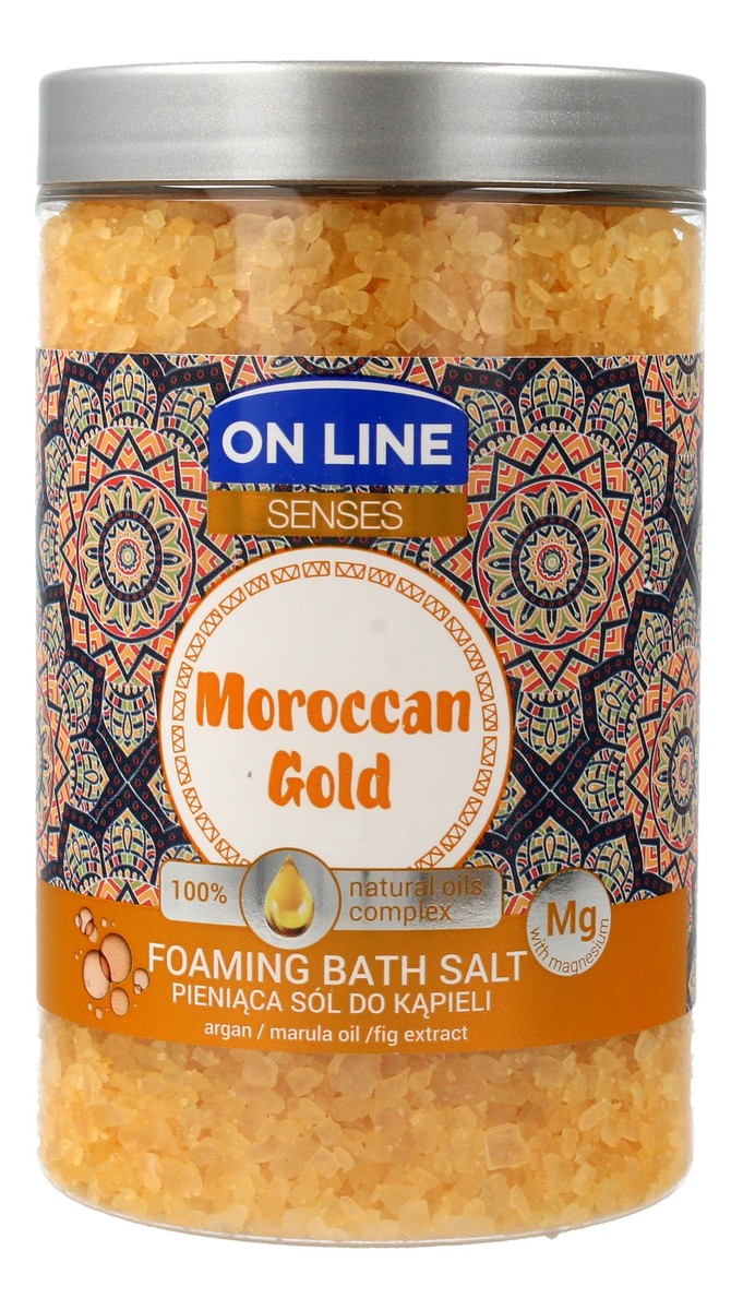 Pieniąca Sól do kąpieli Moroccan Gold