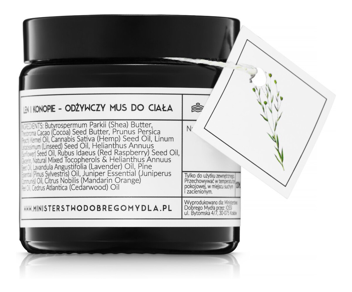 Len I Konopie Odżywczy Mus Do Ciała