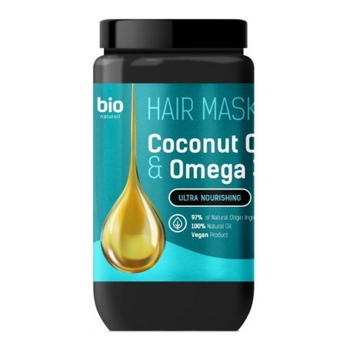 Elfa II Bio naturell coconut oil & omega 3 maska do włosów 946ml