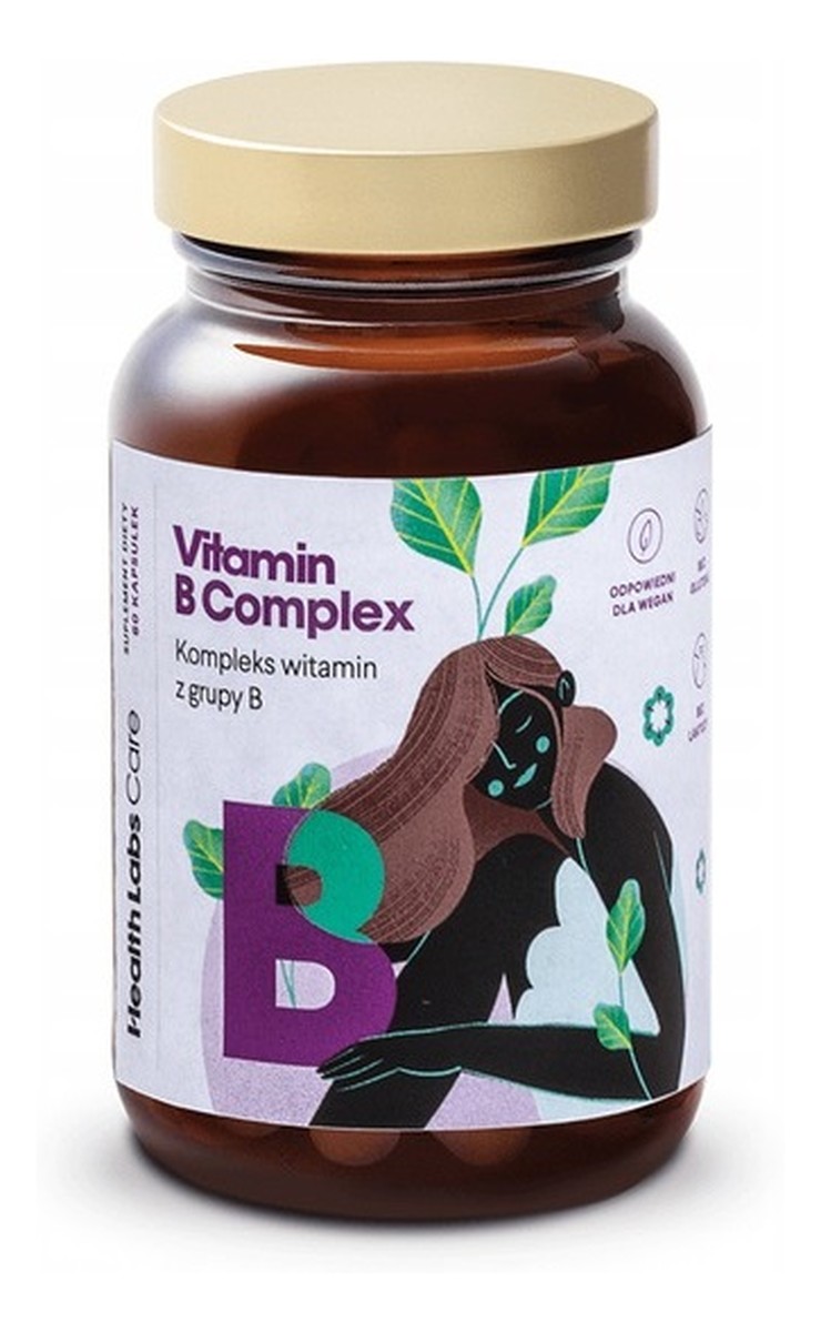 Vitamin b complex kompleks witamin z grupy b suplement diety 60 kapsułek