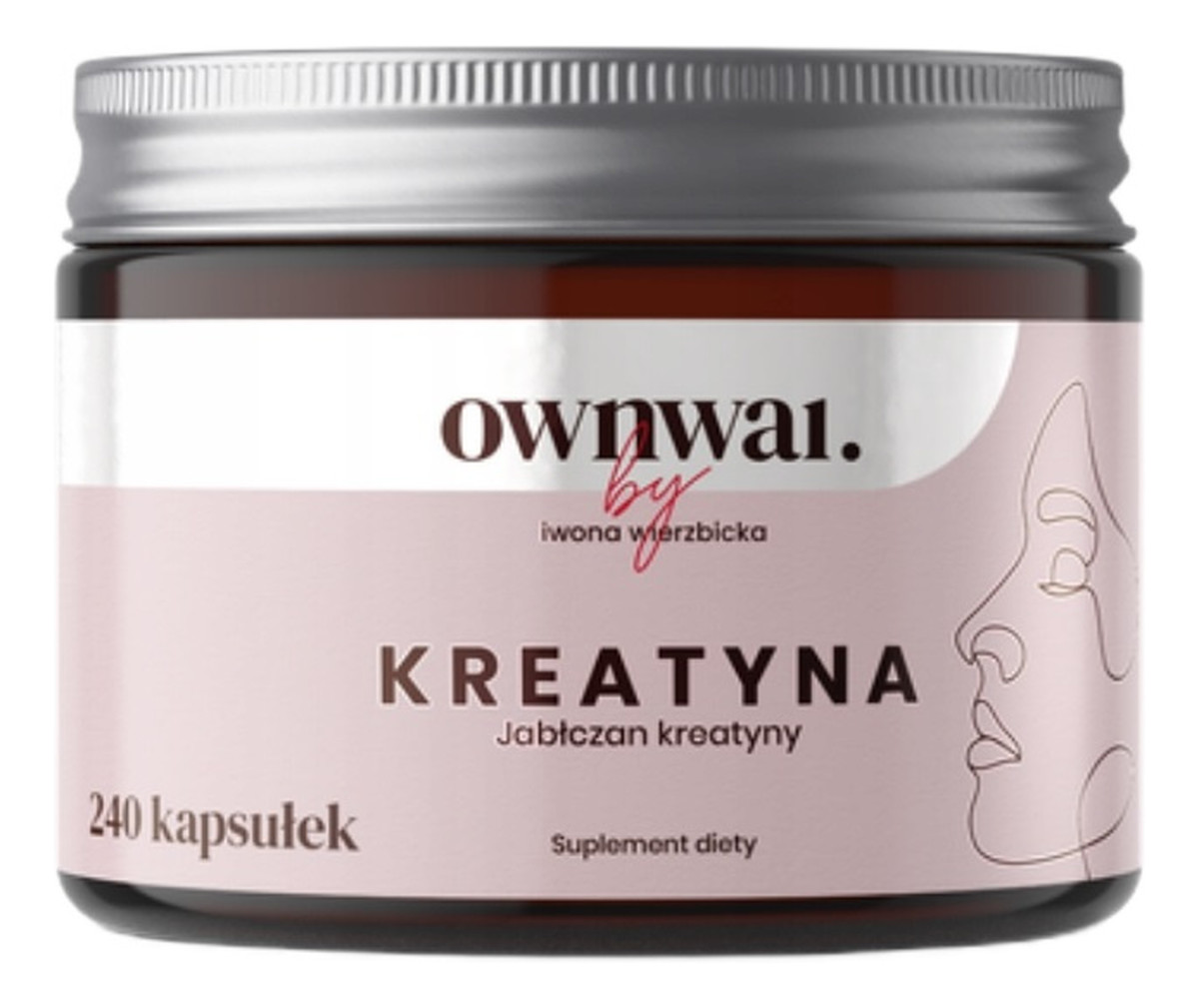 Kreatyna jabłczan kreatyny suplement diety 240 kapsułek