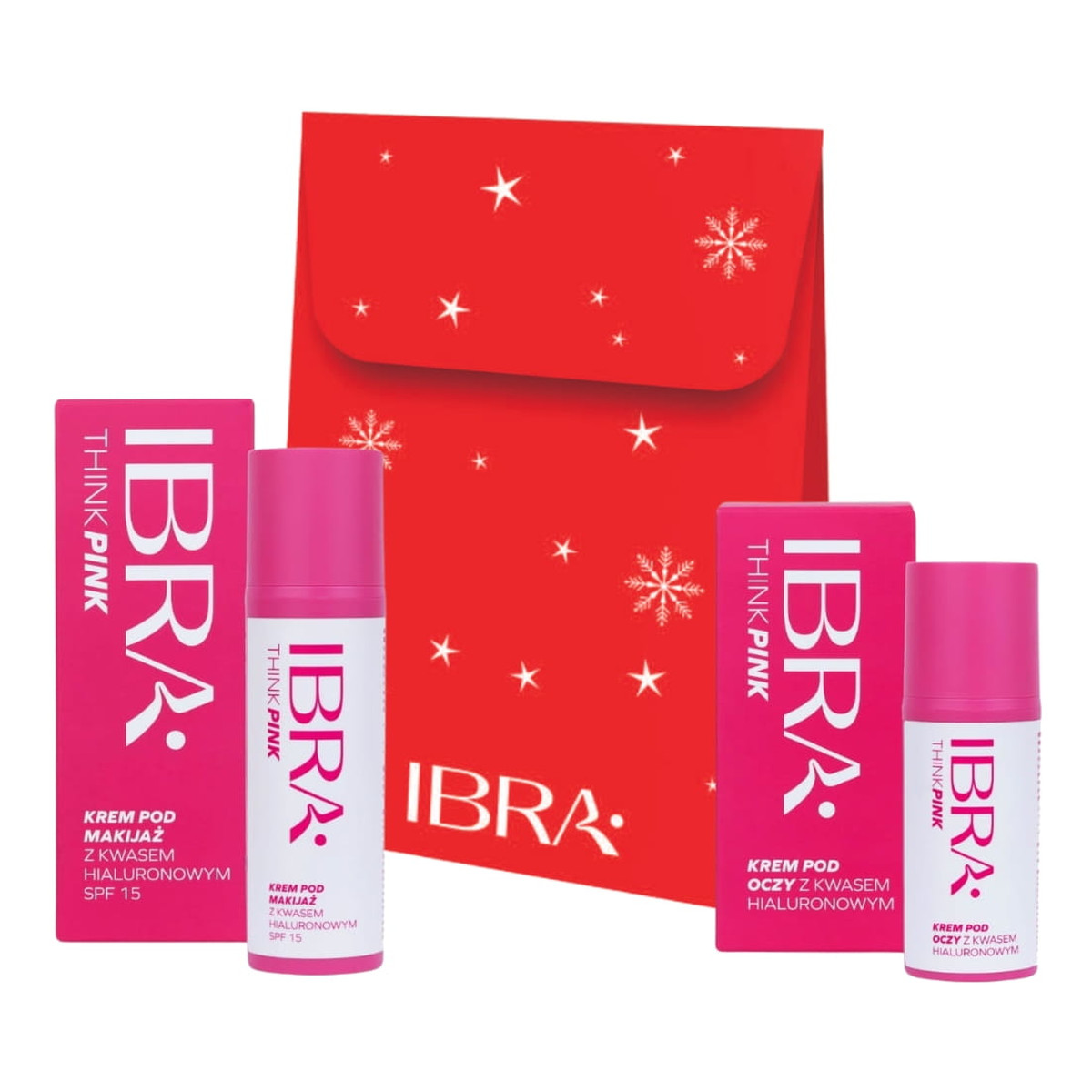 Ibra Holiday Pink Zestaw krem pod makijaż 50ml + krem pod oczy 30ml