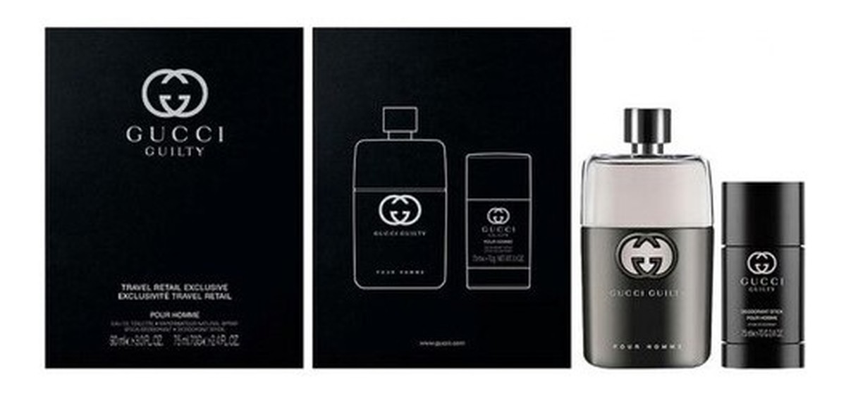 Zestaw woda toaletowa spray 90ml + dezodorant sztyft 75ml