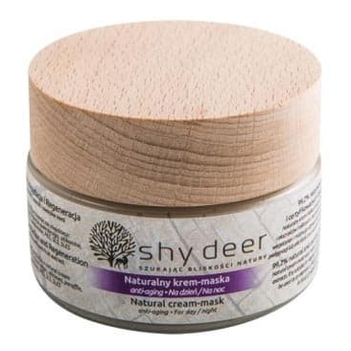 Shy Deer Natural Cream naturalny krem-maska anti-aging 50ml