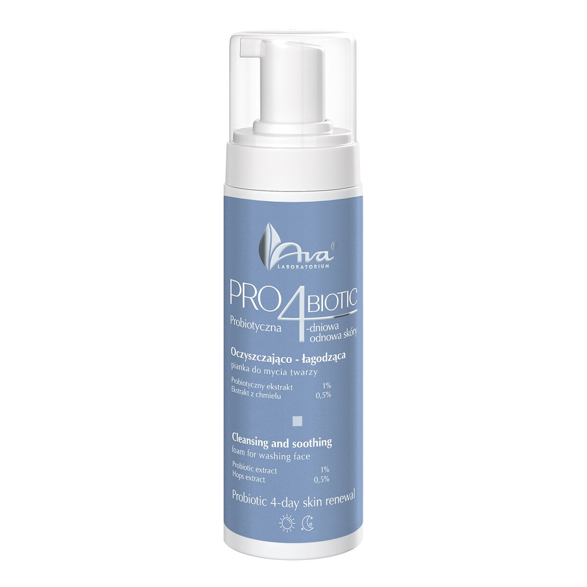 Ava Laboratorium Pro4biotic oczyszczająco-łagodząca pianka do mycia twarzy 150ml