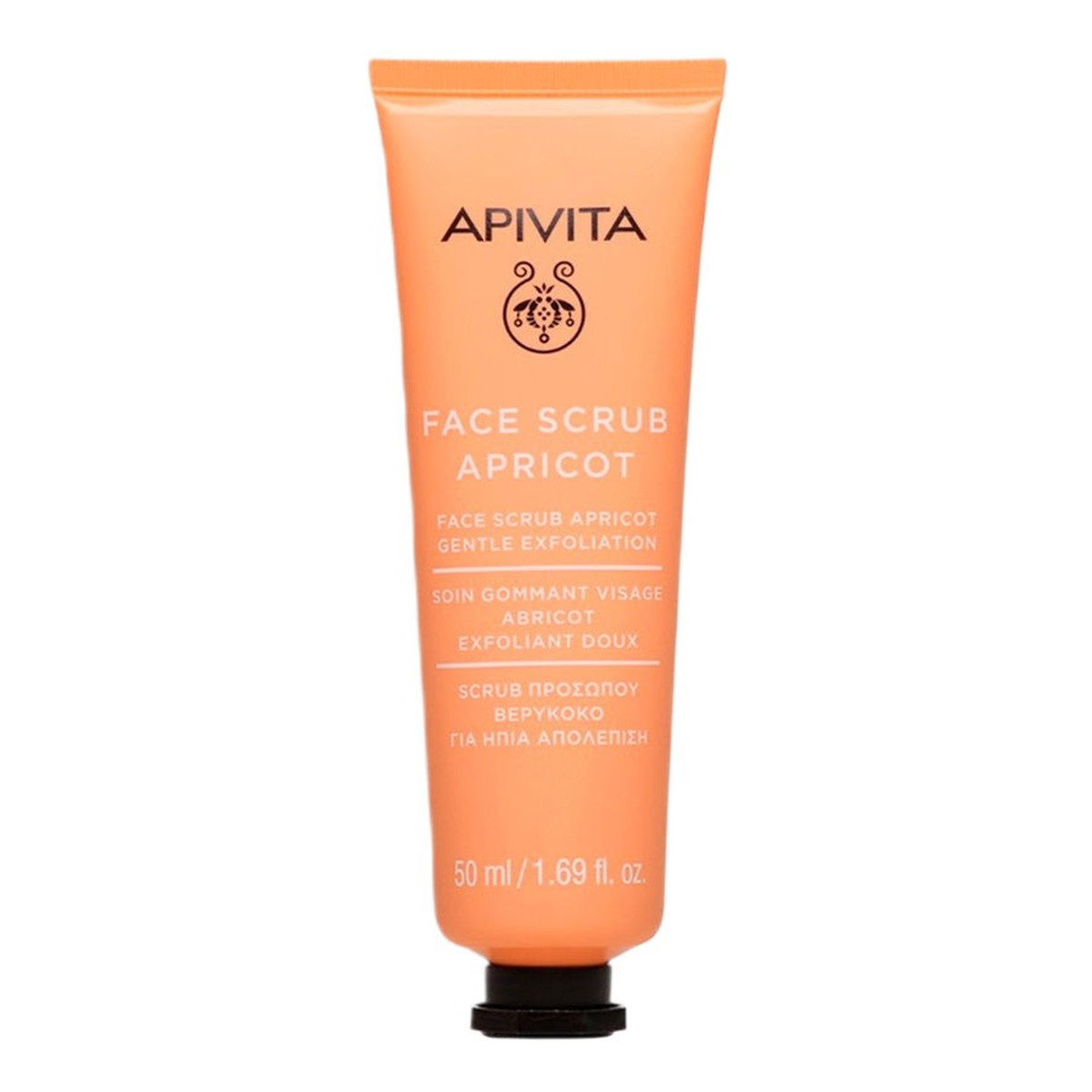 Apivita Face scrub apricot delikatny peeling do twarzy z morelą 50ml