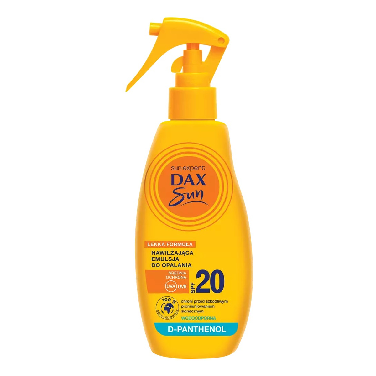 Dax Nawilżająca Emulsja do opalania w sprayu z d-pantenolem spf20 200ml