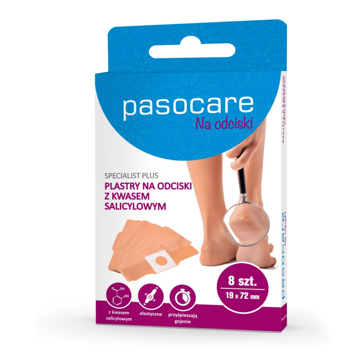 Pasocare Specialist Plus Plastry na odciski z kwasem salicylowym