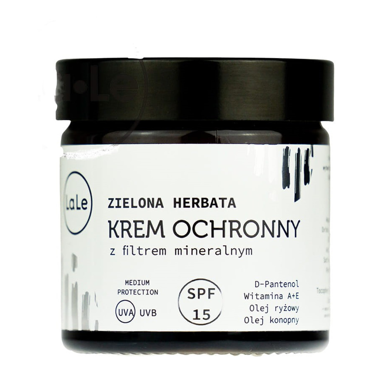 La-Le Krem ochronny mineralny UVA/UVB – SPF zielona herbata 60ml