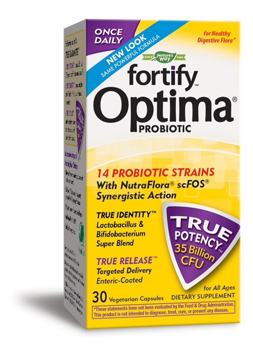 Fortify optima probiotyk suplement diety 30 kapsułek