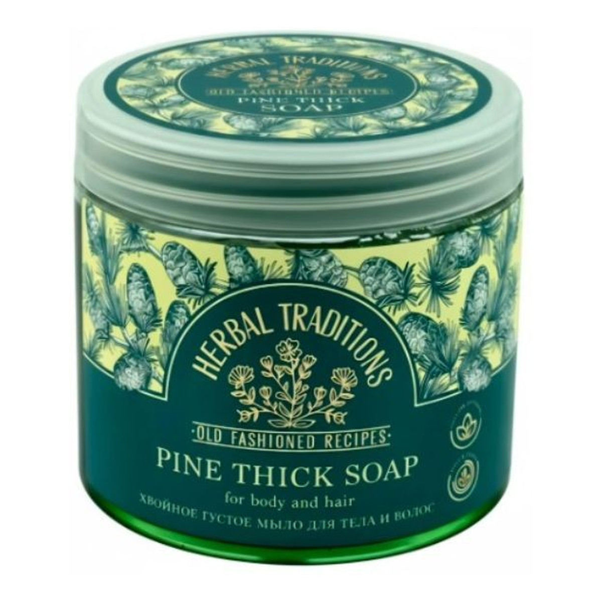 Herbal Traditions Mydło czarne ciało i włosy Sosna 400ml