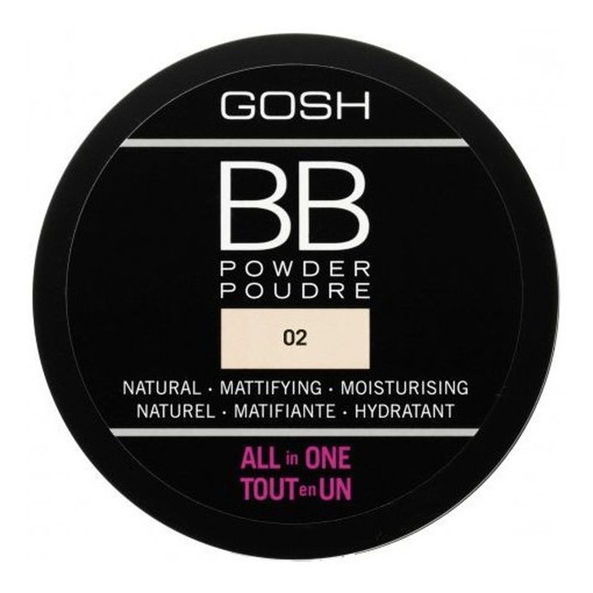 Gosh BB Powder All In One prasowany puder do twarzy 6g