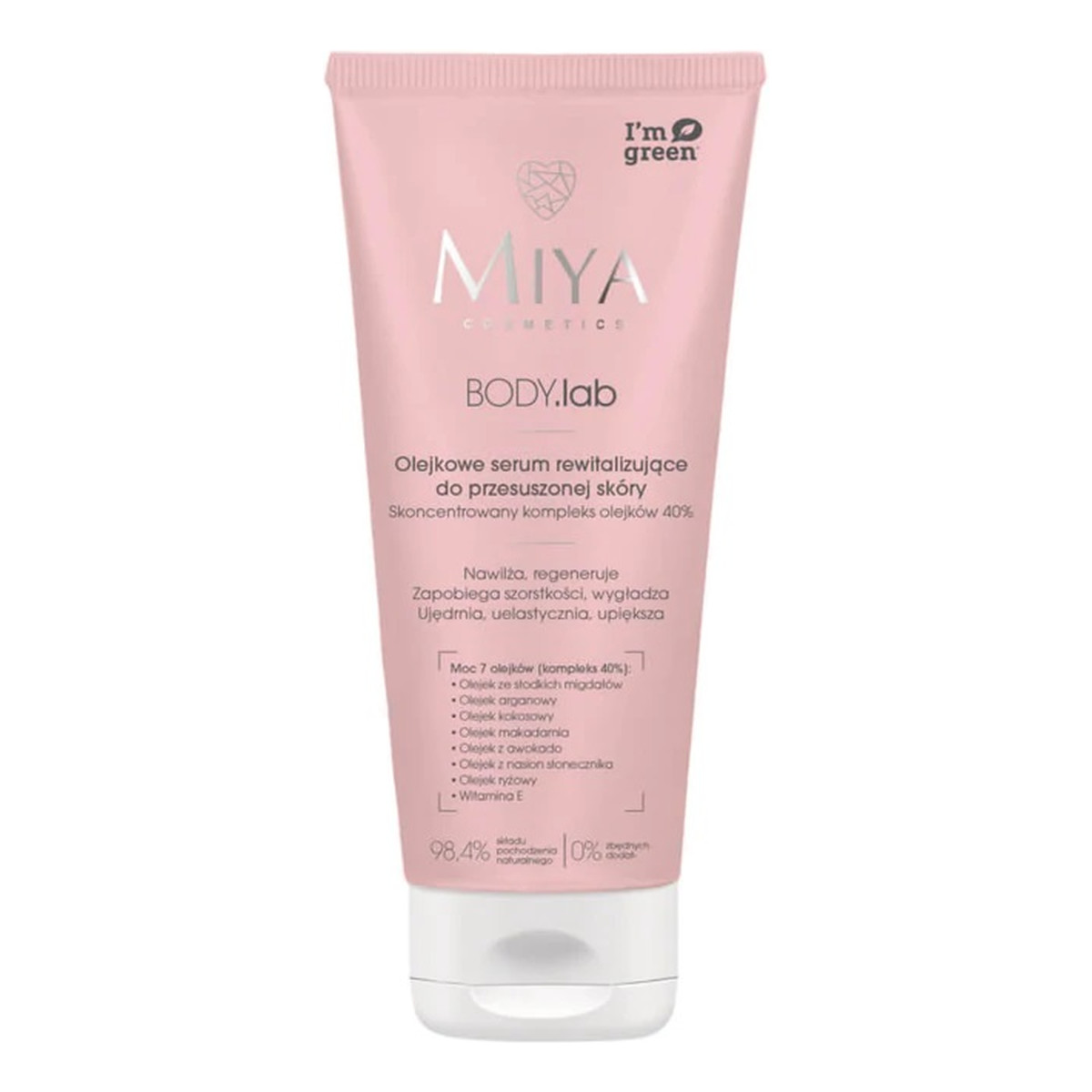 Miya Cosmetics Body.lab olejkowe serum rewitalizujące do przesuszonej skóry z kompleksem olejków 4% 200ml