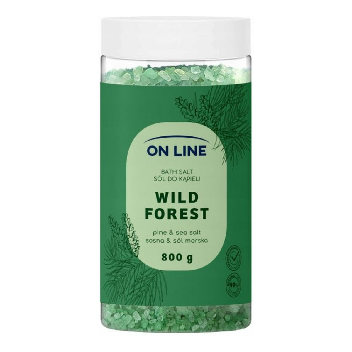 On Line Sól do kąpieli Wild Forest 800g