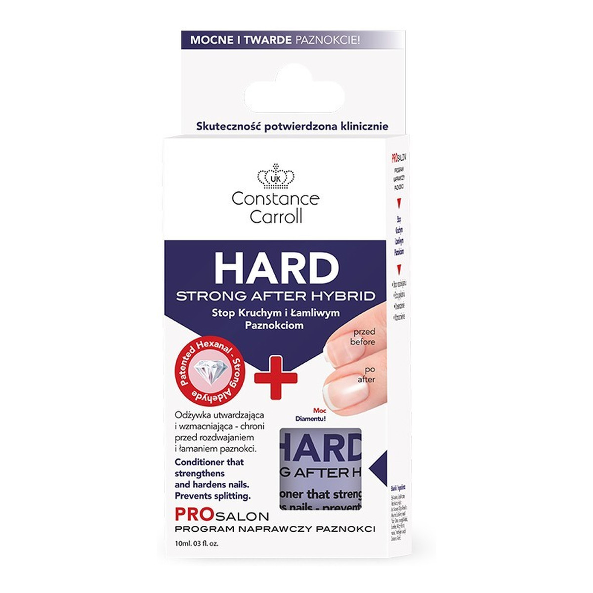 Constance Carroll Nail Care Odżywka do paznokci Hard Strong After Hybrid 10ml