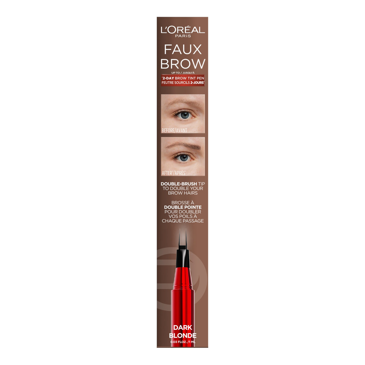 Loreal Infaillible Faux Brow Marker do brwi z podwójną końcówką