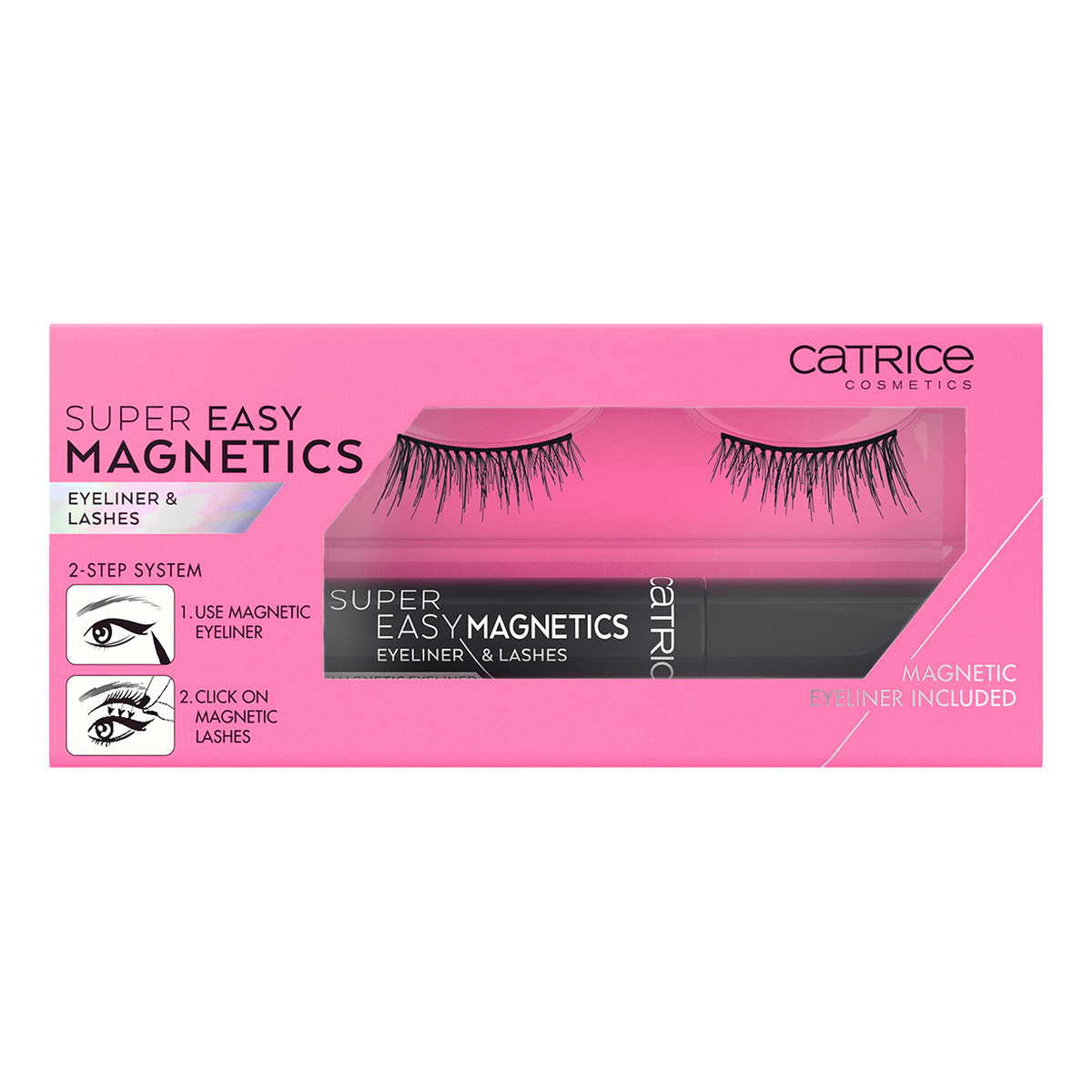 Catrice Liner & magnetyczne sztuczne rzęsy Super Easy Magnetics
