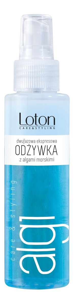 Dwufazowa odżywka do włosów z alganami morskimi