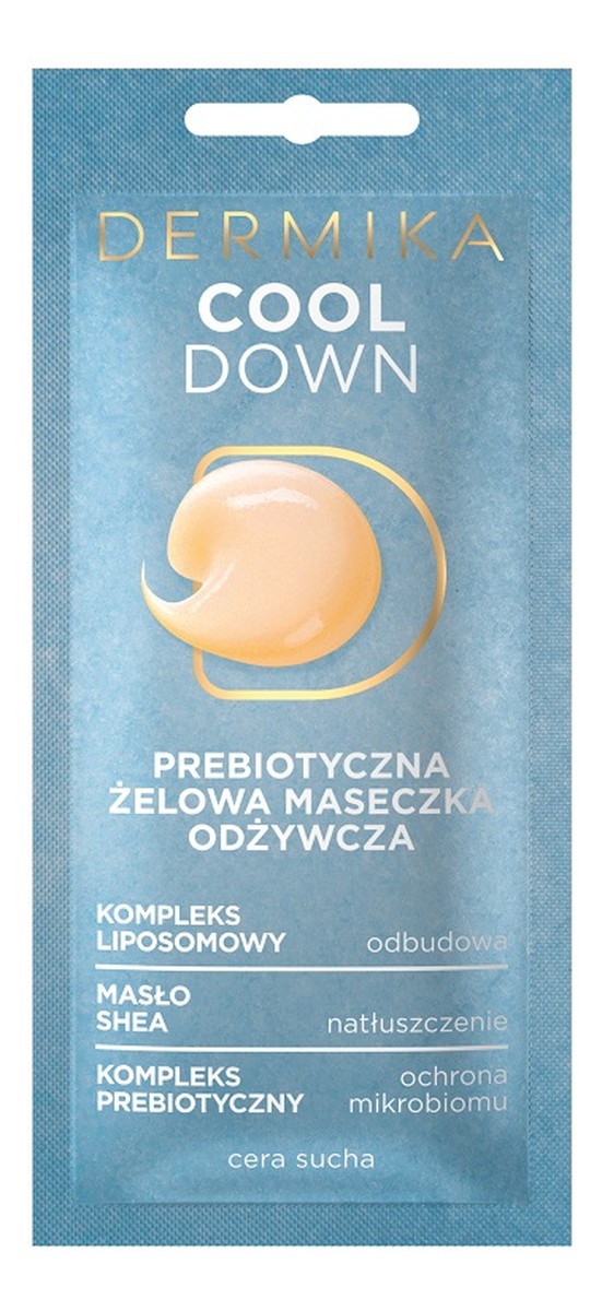 Cool Down probiotyczna żelowa maseczka odżywcza do cery suchej