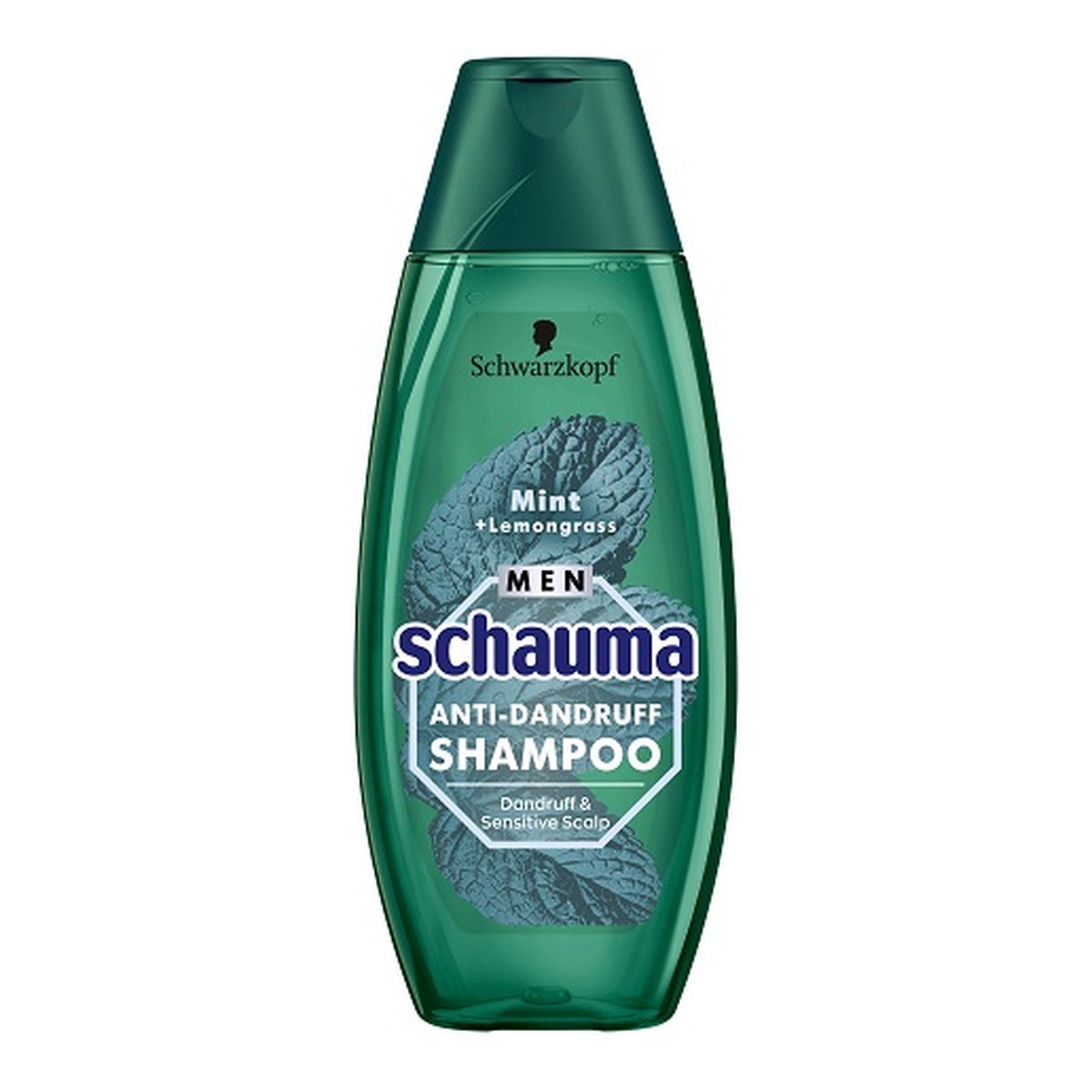 Schauma Men anti-dandruff shampoo szampon przeciwłupieżowy dla mężczyzn z miętą i trawą cytrynową 400ml