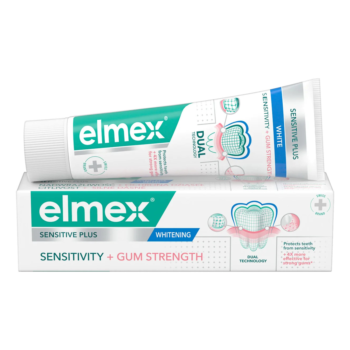 elmex Repair & Prevent Whitening pasta do zębów wybielająca 10x75ml