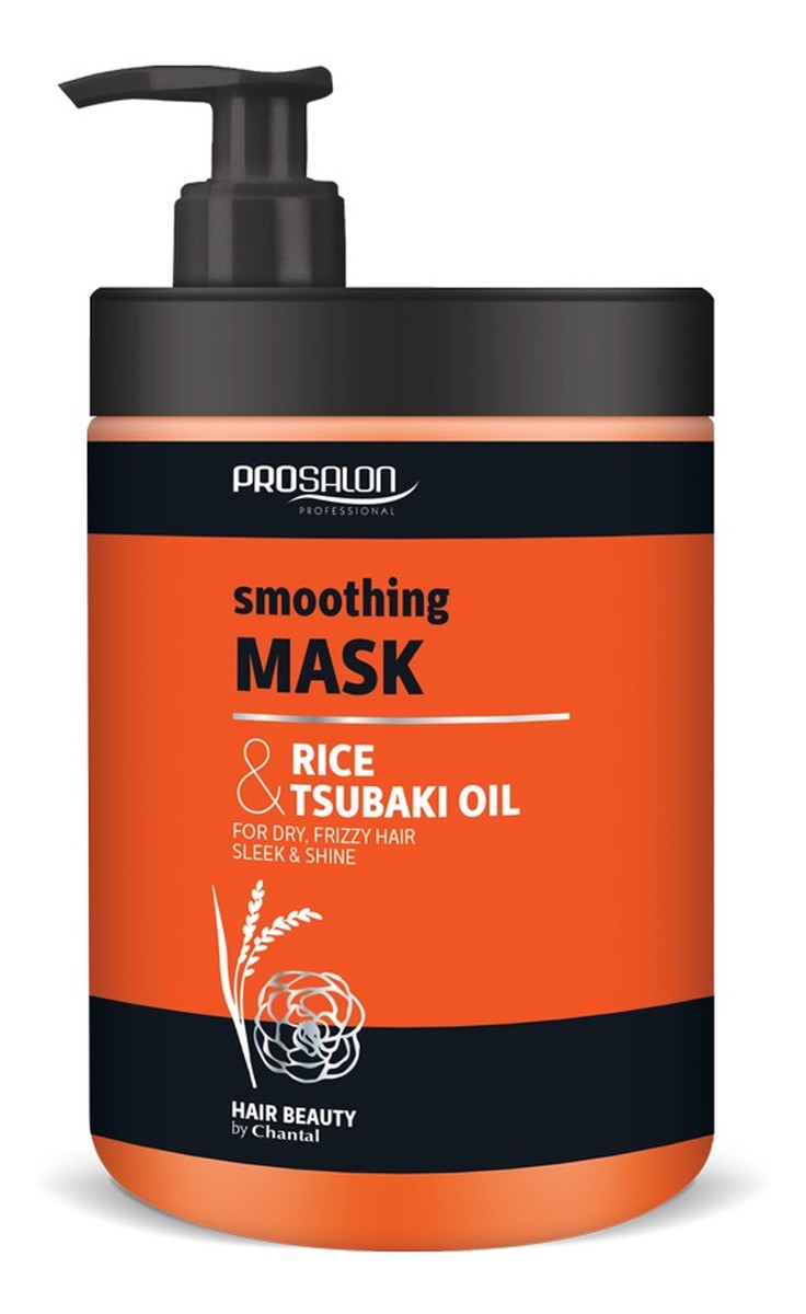 Prosalon smoothing mask wygładzająca maska do włosów ryż & olej tsubaki