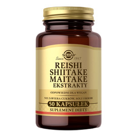 Reishi shitake maitake suplement diety 50 kapsułek