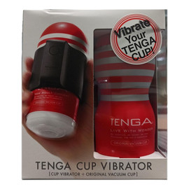 Zestaw cup vibrator wibrator kubkowy + moduł wibracyjny do masturbatorów