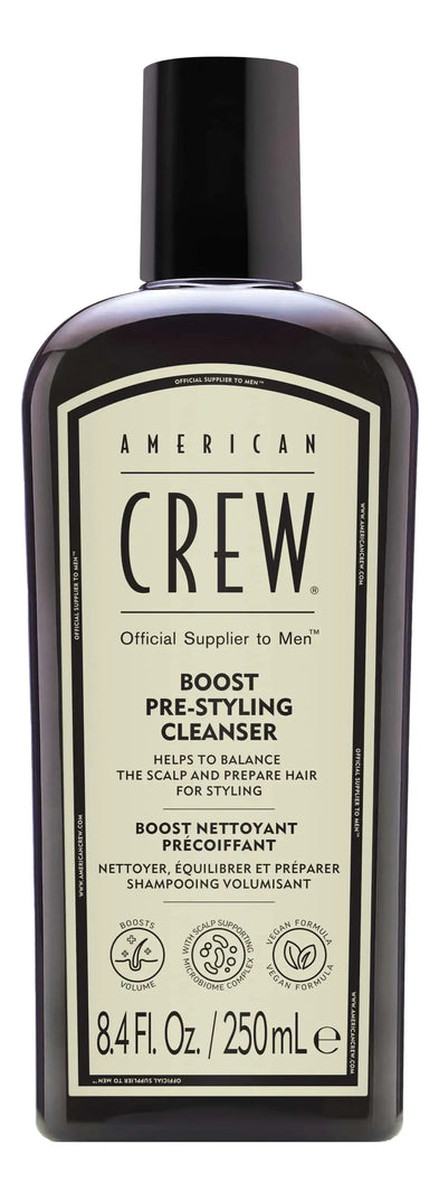 Boost Pre-Styling Cleanser szampon zwiększający objętość do włosów cienkich
