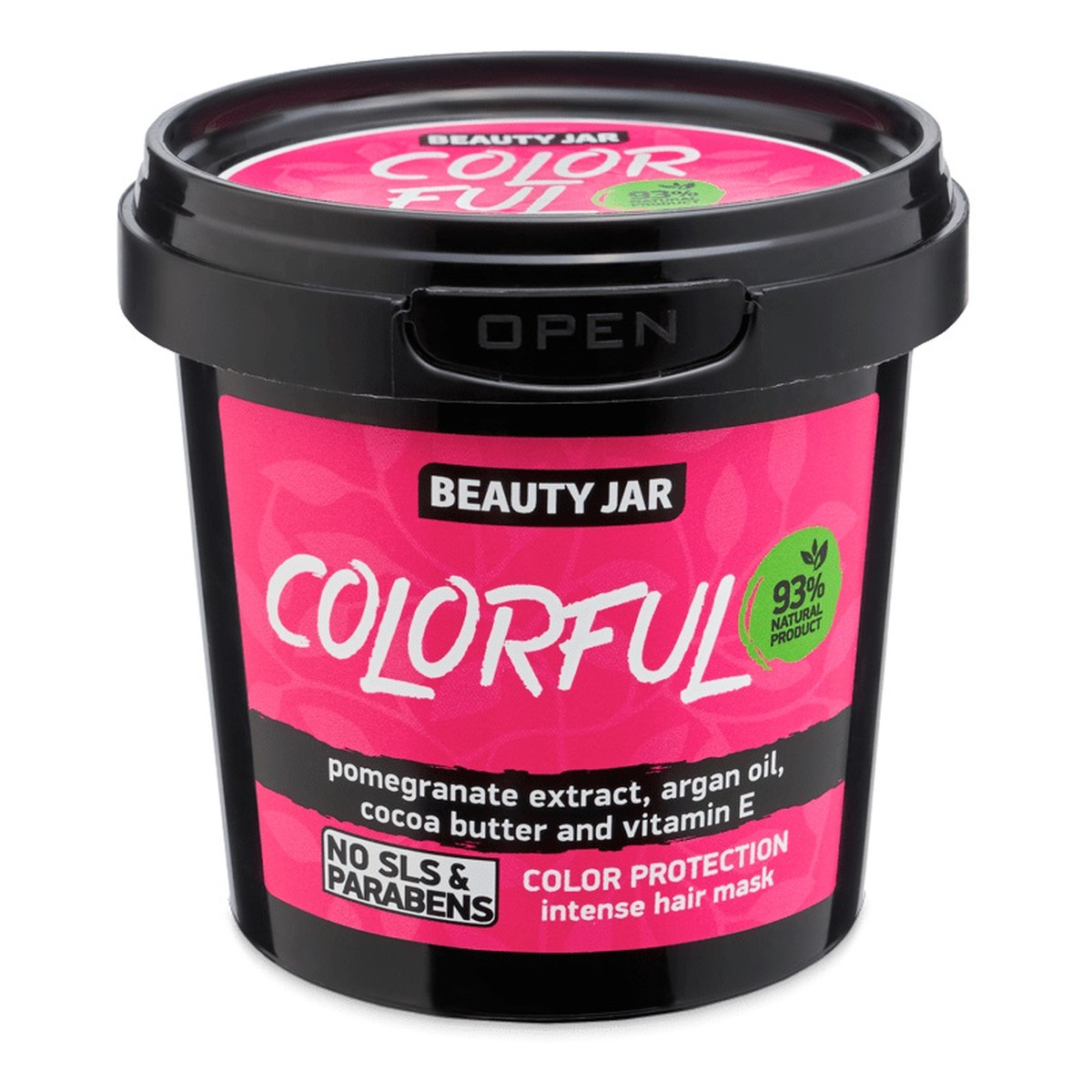 Beauty Jar Colorful Intensywna maska chroniąca kolor włosów farbowanych 150g