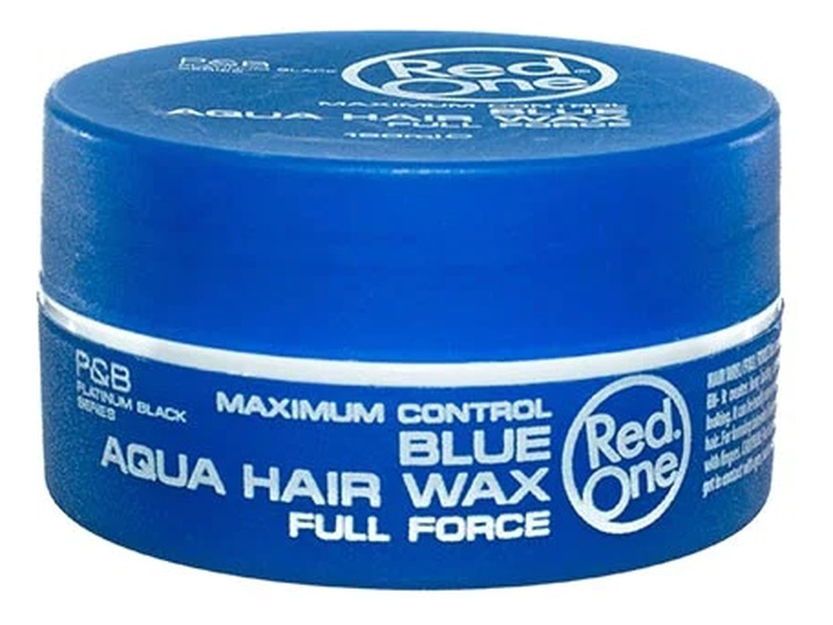 Aqua hair gel wax full force wosk do włosów blue