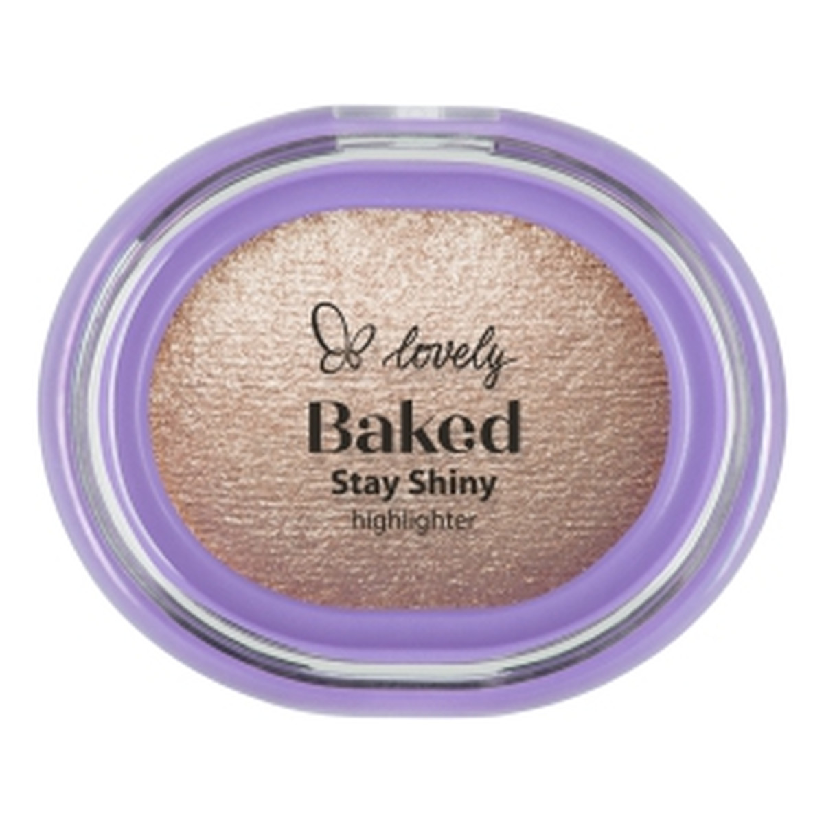 Lovely Baked Stay Shiny Highlighter wypiekany rozświetlacz do twarzy