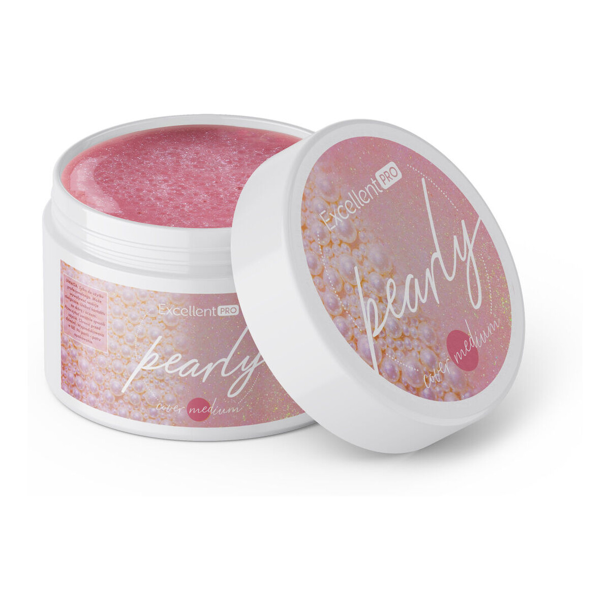 Excellent PRO Pearly Gel Żel budujący cover medium 15g