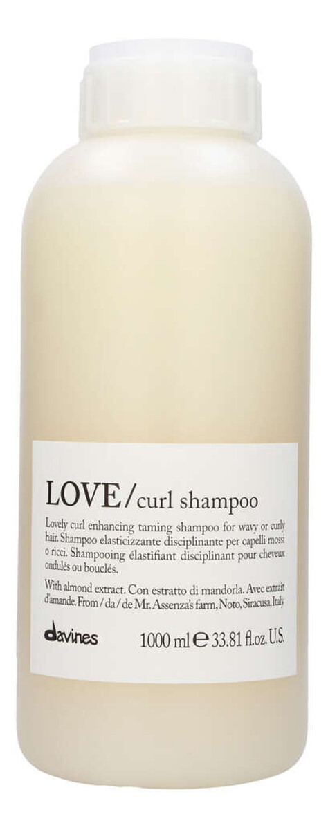 Essential haircare love curl shampoo szampon wzmacniający skręt do włosów kręconych i falowanych