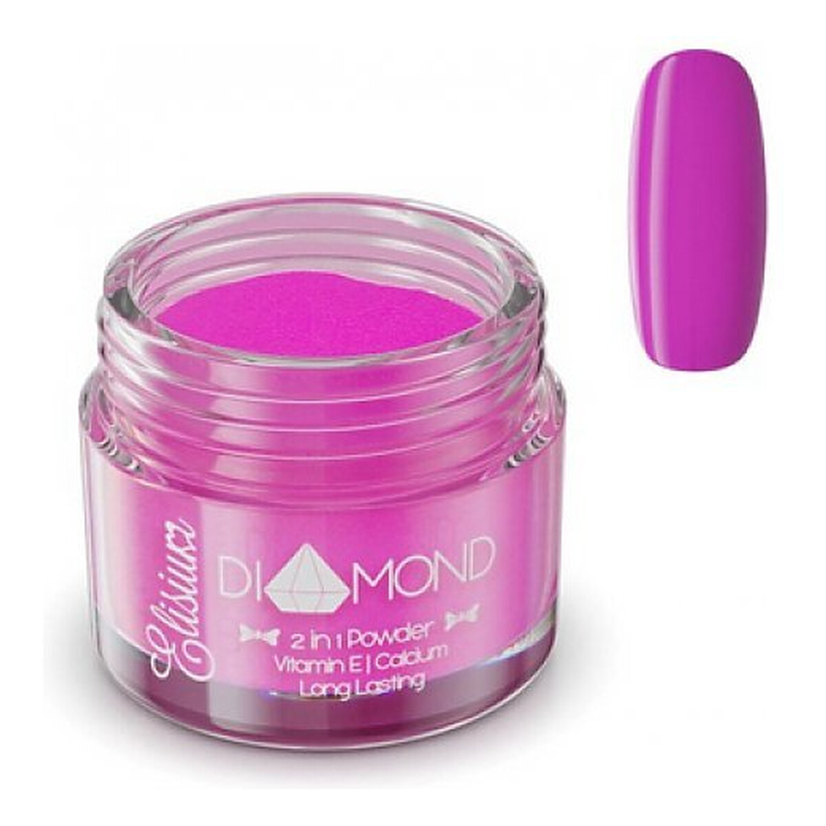 Elisium Diamond 2in1 Proszek do manicure tytanowego 23g