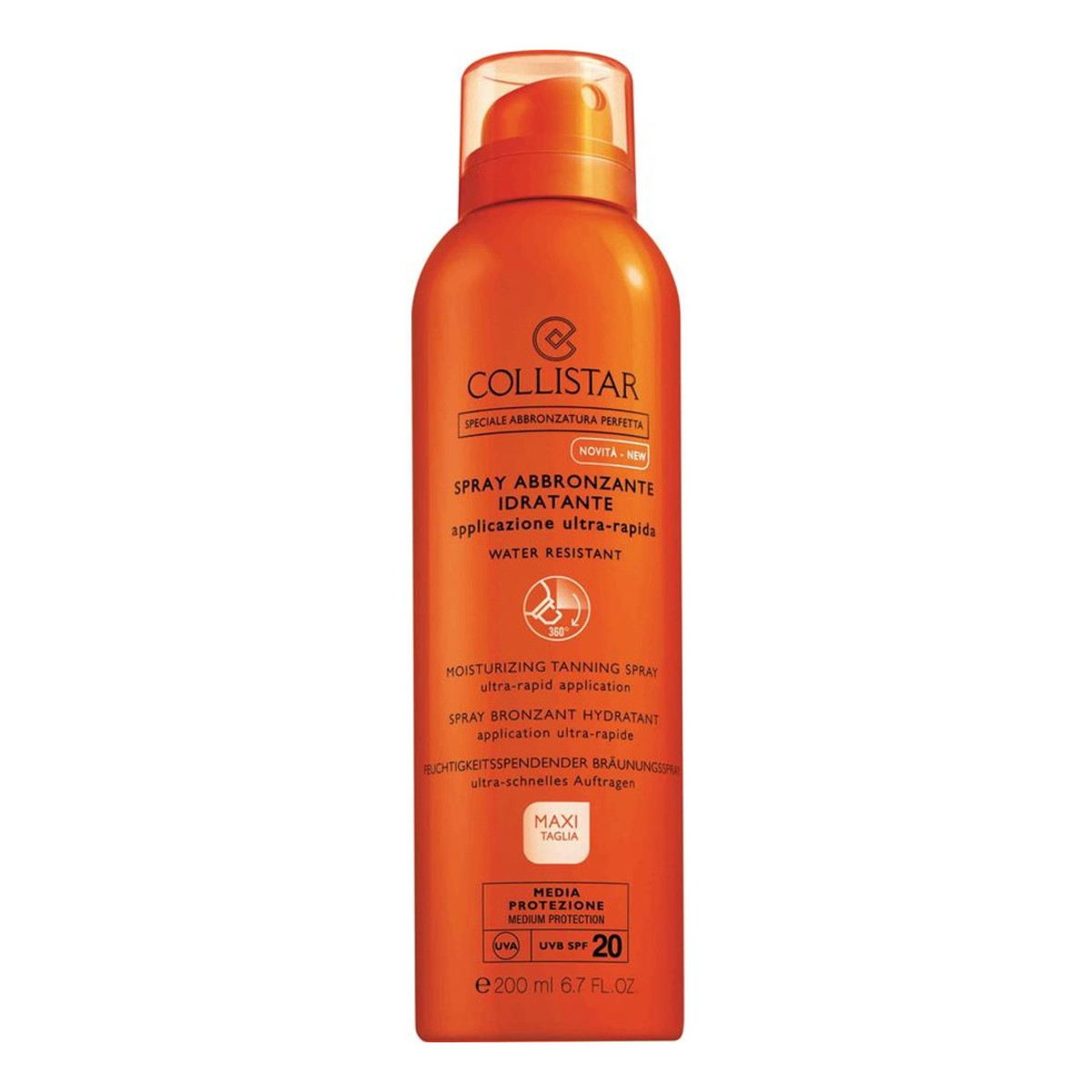 Collistar Spray Abbronzante Idratante nawilżający spray do opalania spf 30 200ml