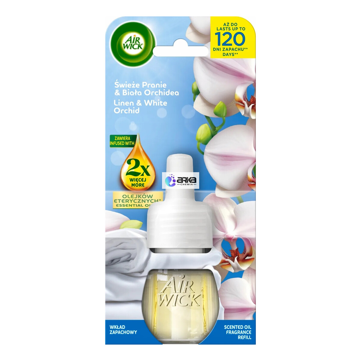Air Wick Wkład odświeżacza biała orchidea 19ml