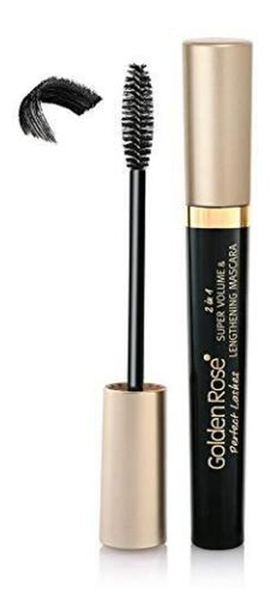 Mascara Lengthening Effect 2 in 1 Super Volume Perfect Lashes Tusz Do Rzęs